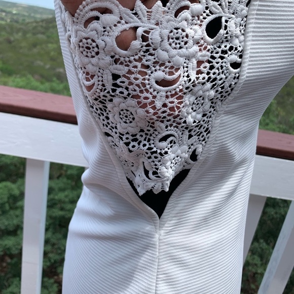 Kate Collection White Bodycon Dress - Picture 3 of 11